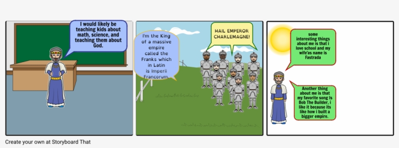 Medieval Charlemagne - Cartoon, transparent png