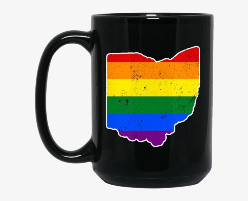 Ohio Rainbow Flag Lgbt Community Pride Lgbt Shirts - Chemistry Mug, transparent png
