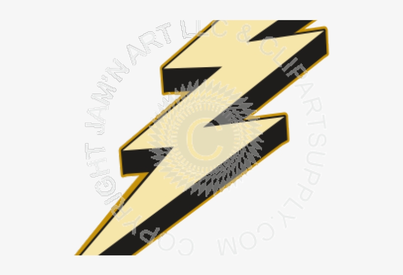 Tattoo Clipart Lightning Bolt - Number, transparent png