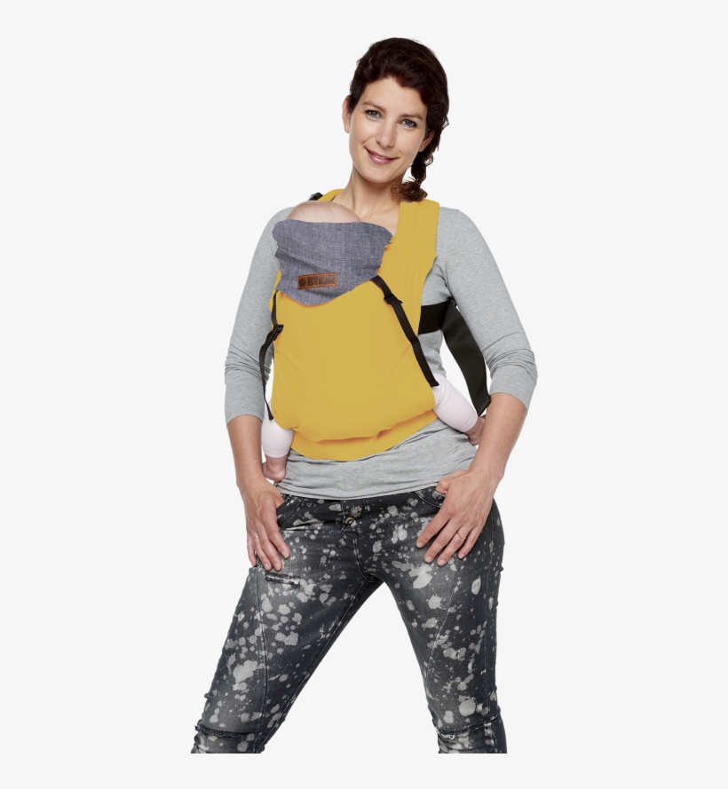 Beidseitig Nutzbare Ergonomische Babyrage - Bykay Draagzak, transparent png