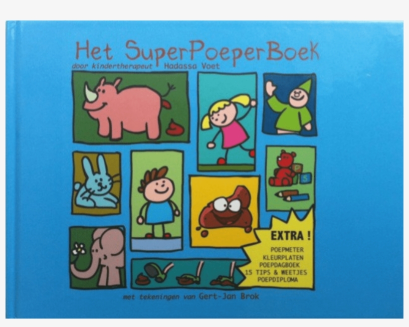 Het Superpoeperboek - Cartoon, transparent png