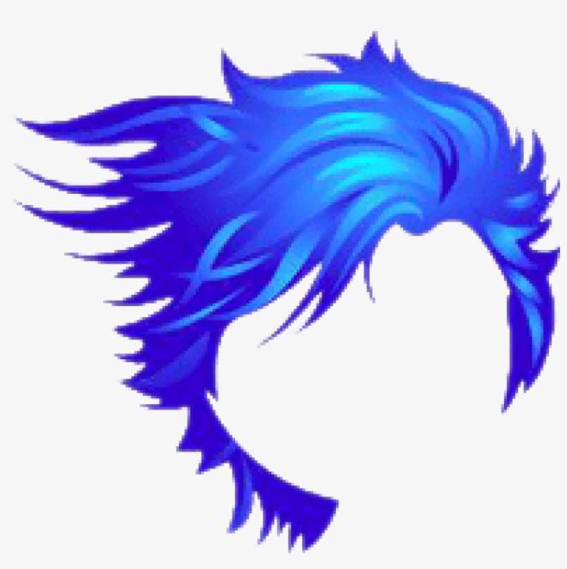 Free Png Underwater Fluid Hair Blue Png - Blue Hair Clipart Transparent, transparent png