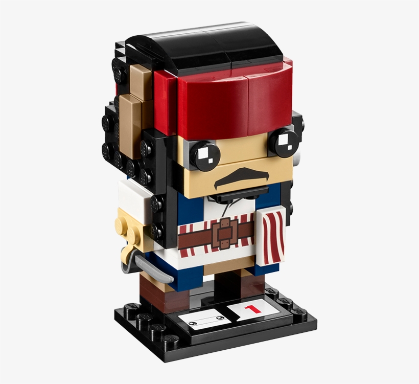 Lego Malaysia Brickheadz Captain Jack Sparrow - Lego Brickheadz Jack Sparrow, transparent png