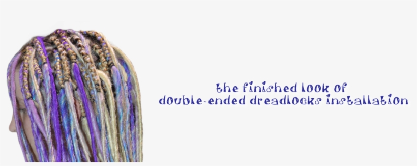 Sythethic Dreadlocks Installation 3 - Wool, transparent png