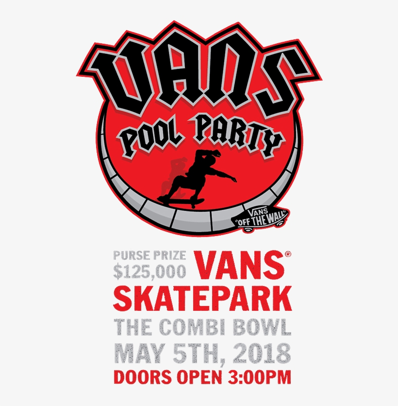 Vans Combi Pool Party 2018 Live Broadcast Pst And Cet - Vans Pool Party 2018, transparent png