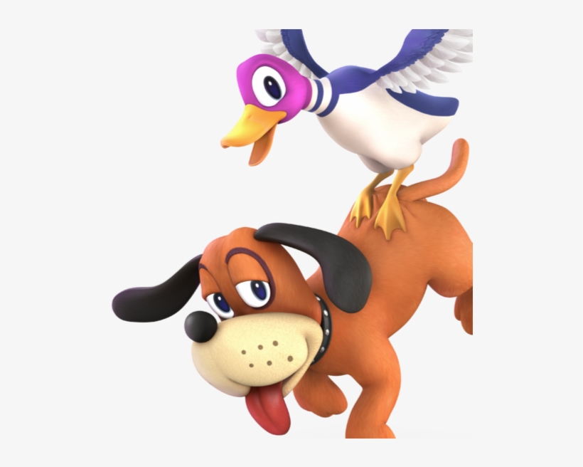 Duck Hunt Duo, Daisy, Kirby, King Dedede And Wolf In - Super Smash Bros Ultimate Characters, transparent png