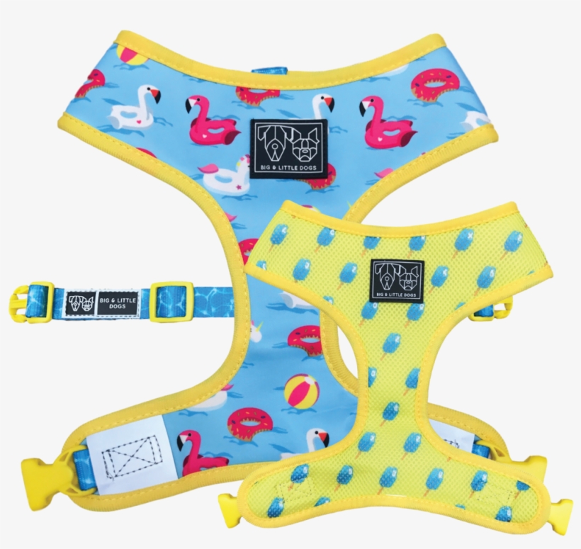 Reversible Dog Harness - Pattern, transparent png