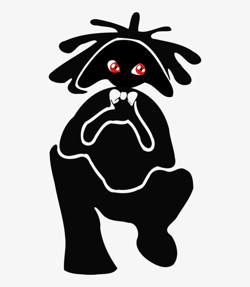 Tie,black - Silhouette, transparent png