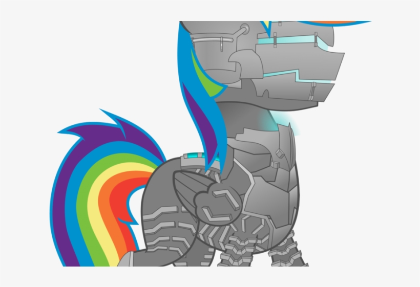 Dead Space Clipart Png - Dead Space Rainbow Dash, transparent png