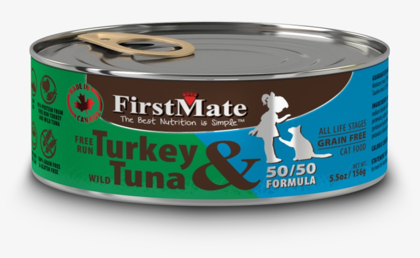 Firstmate Grain Free 50/50 Free Run Turkey & Wild Tuna - Grated Parmesan, transparent png