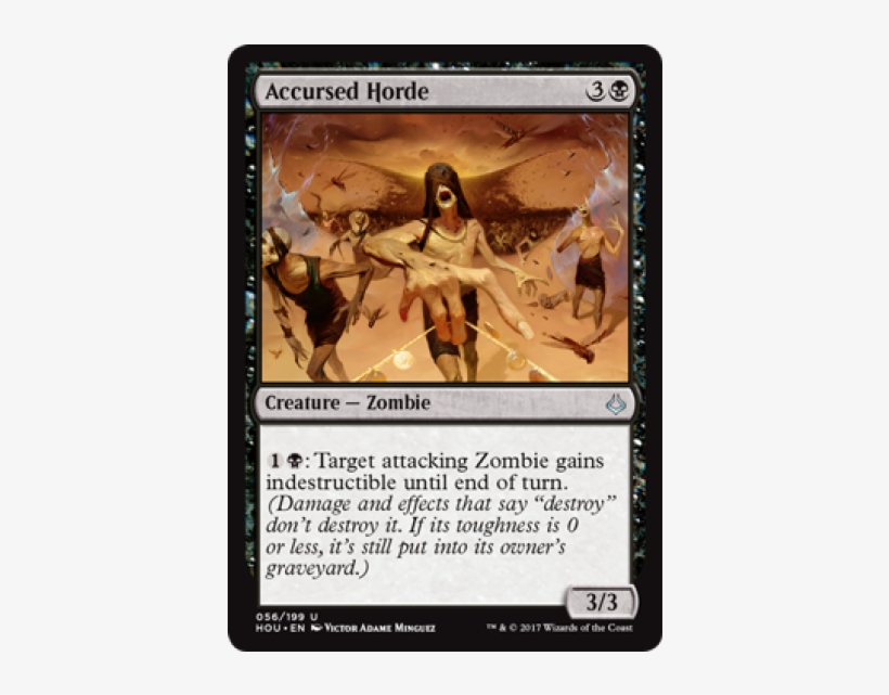 Accursed Horde Hour Of Devastation English - Hour Of Devastation Zombies, transparent png