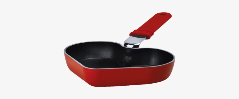 Kitchen Extras Mini Heart Fry Pan Red - Heart Shaped Pan, transparent png