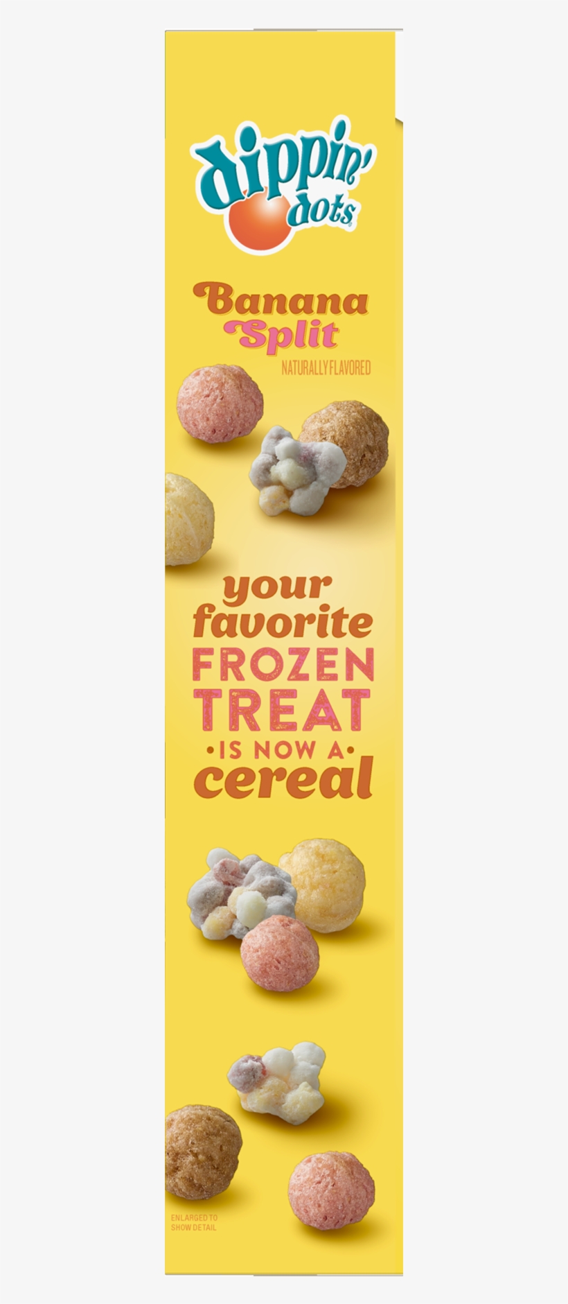 Dippin Dots Banana Split Flavored Cereal Family Size, - Dippin Dots, transparent png