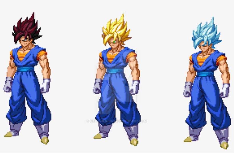 Vegito Pixel Pictures To Pin On Pinterest, transparent png