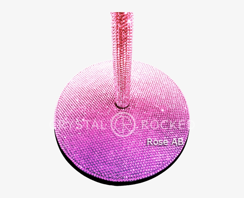 Swarovski Microphone Stand Rose Ab - Circle, transparent png