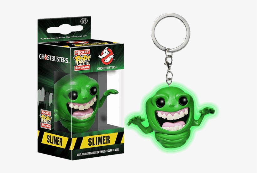 Slimer Pocket Pop Vinyl Keychain - Funko Pop Keychain Slimer, transparent png