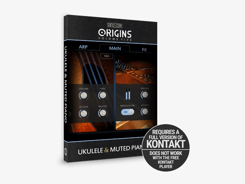 Sonuscore Origin Series Vol 5 Ukulele & Muted Piano, transparent png