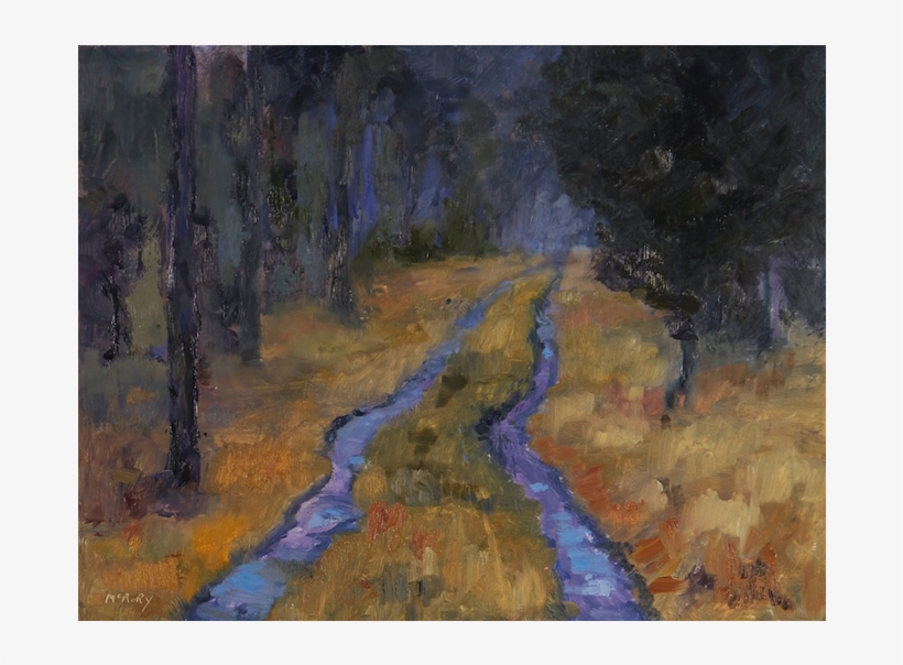 Forest Road - Painting, transparent png