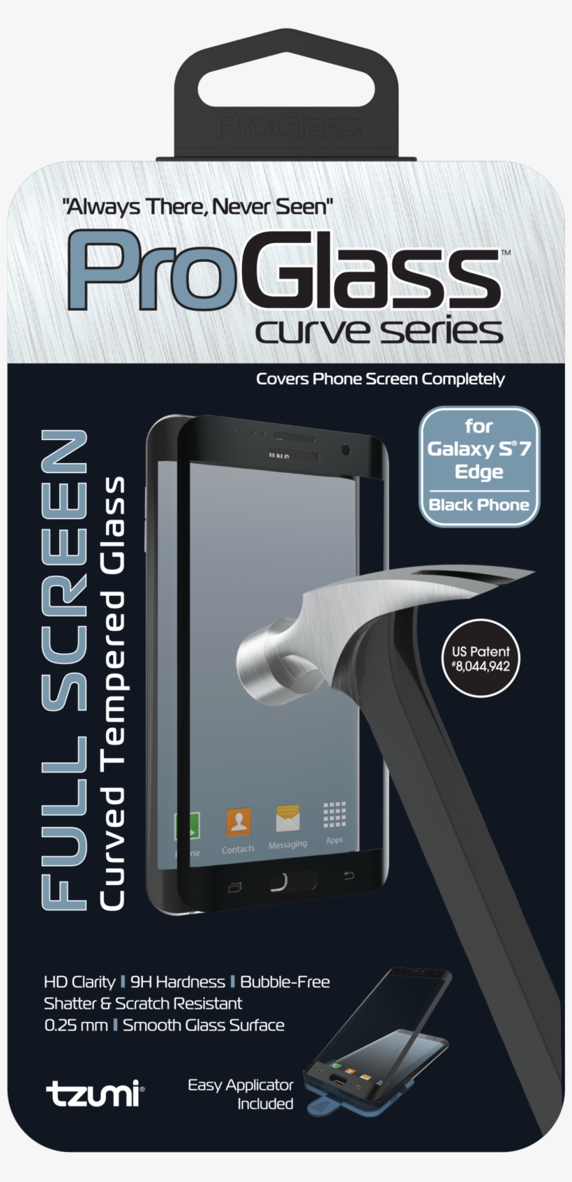 Proglass For Samsung Galaxy S7 Edge Premium Tempered - Smartphone, transparent png