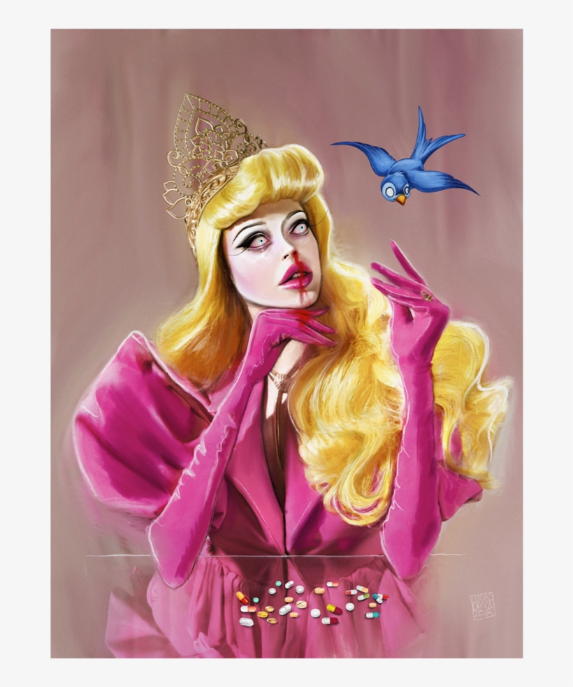 Sleeping Beauty Print - Lindsay Lohan Disney Princess, transparent png