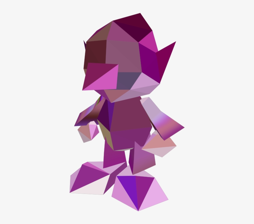 Download Zip Archive - Smash Bros Polygon Mario, transparent png