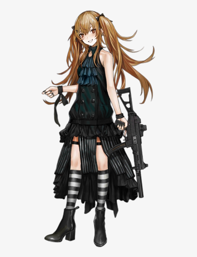 Ump9 No Text Data Avaliable - Ump9 Girl Frontline Costume, transparent png