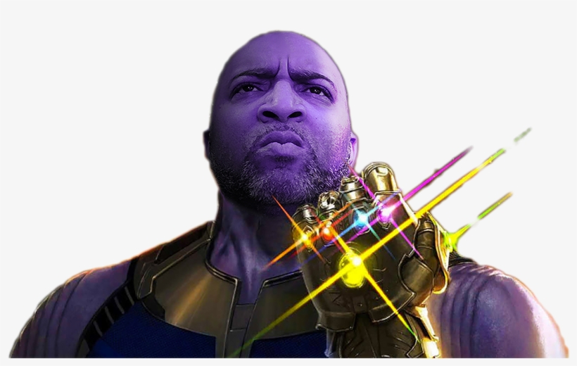 The Angryman - Thanos Infinity War Art, transparent png