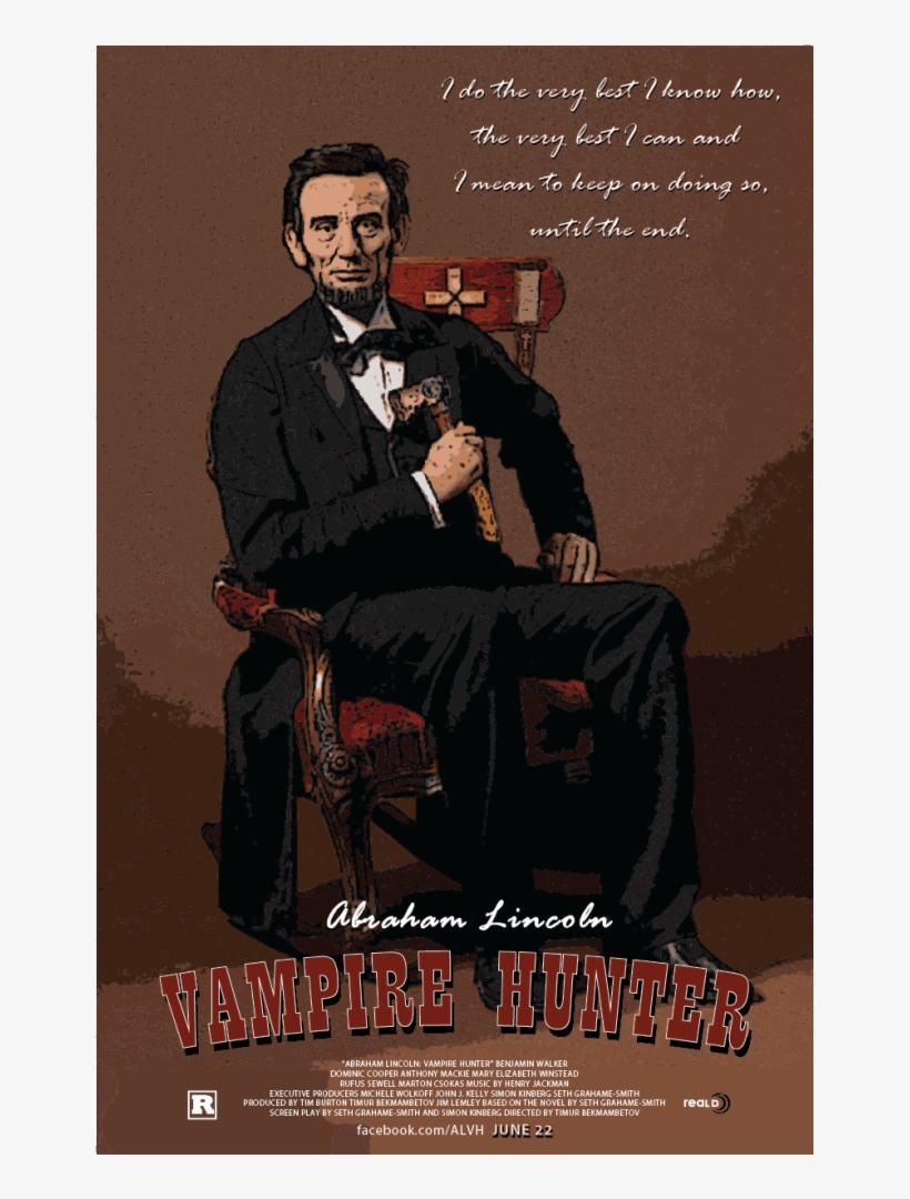 Vampire Hunter - Abraham Lincoln Madame Tussauds, transparent png