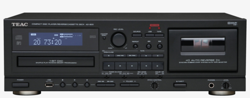 Teac Ad-800 B Angled Loading N9999x9999 \ - Teac Ad Rw 900, transparent png