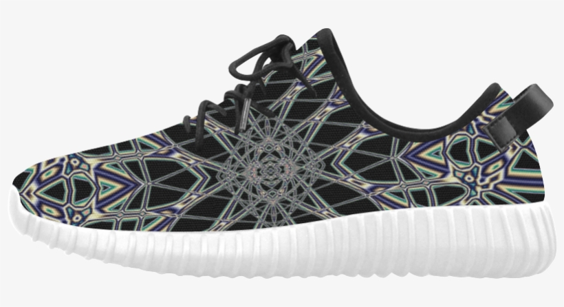 Fishnet Fractal Abstract Grus Men's Breathable Woven - Shoe Tessellation, transparent png