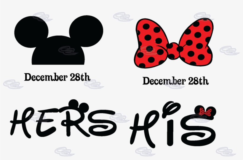 Source - Marriedwithmickey - Com - Report - Minnie - His And Hers Png, transparent png