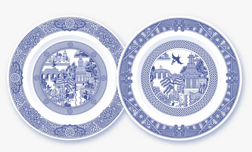 Dinner Plate Clipart Blue Plate - Stahovaci Obojek, transparent png
