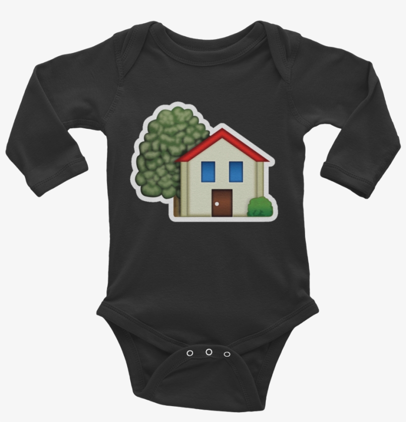Emoji Baby Long Sleeve One Piece - Don T Worry My Dad Has A Beard, transparent png