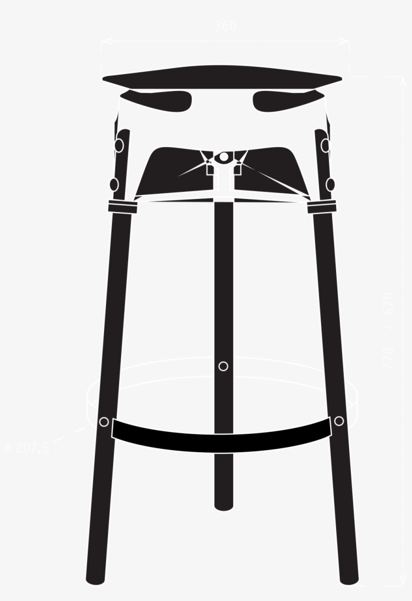 Weld-stool - Black-and-white, transparent png