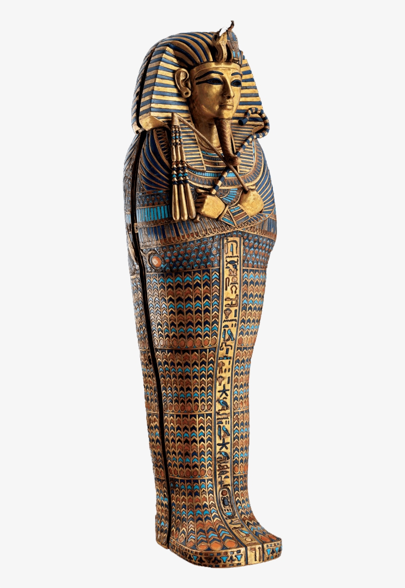 Pharaoh - King Tut Sarcophagus Drawn, transparent png