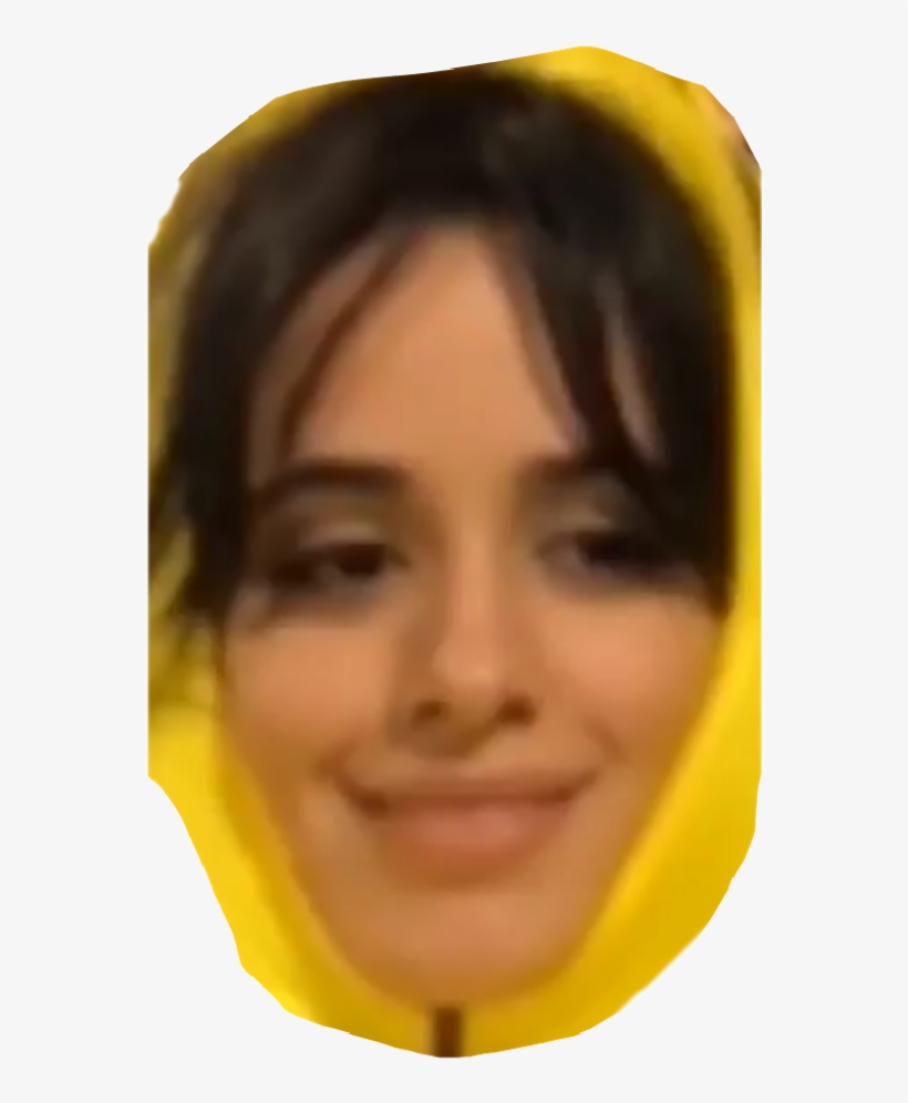 Banana Camilacabello Bananauhnana Havana Camila Cabello - Camila Cabello Head Png, transparent png