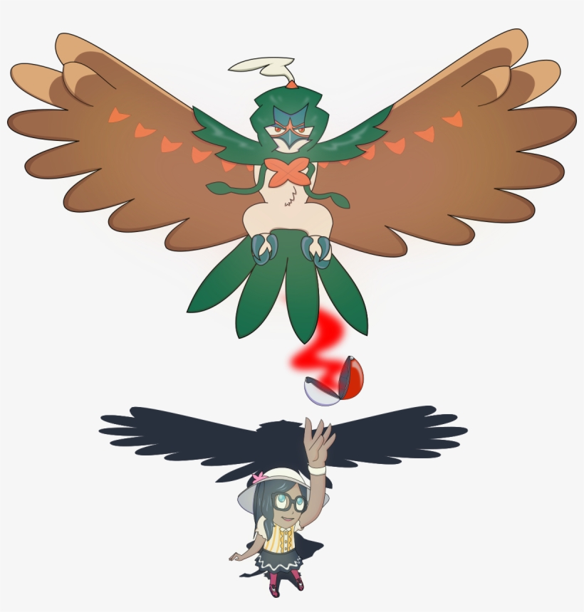 Decidueye, I Choose You - Illustration, transparent png