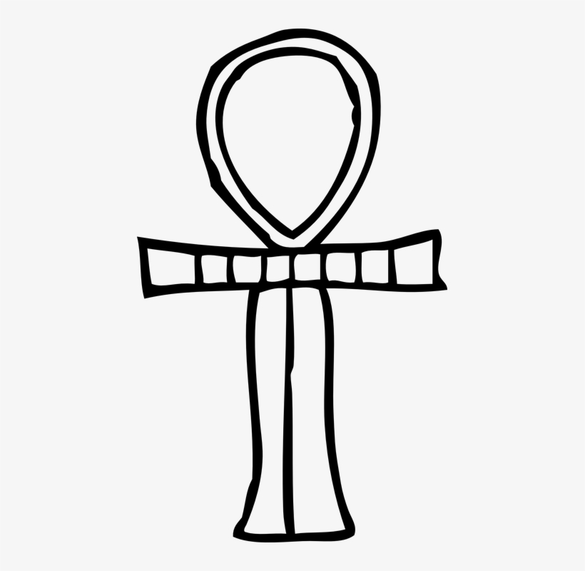 Ankh Key Life Cross Pharaoh Symbol Religion - Pharaoh Symbol Clip Art, transparent png