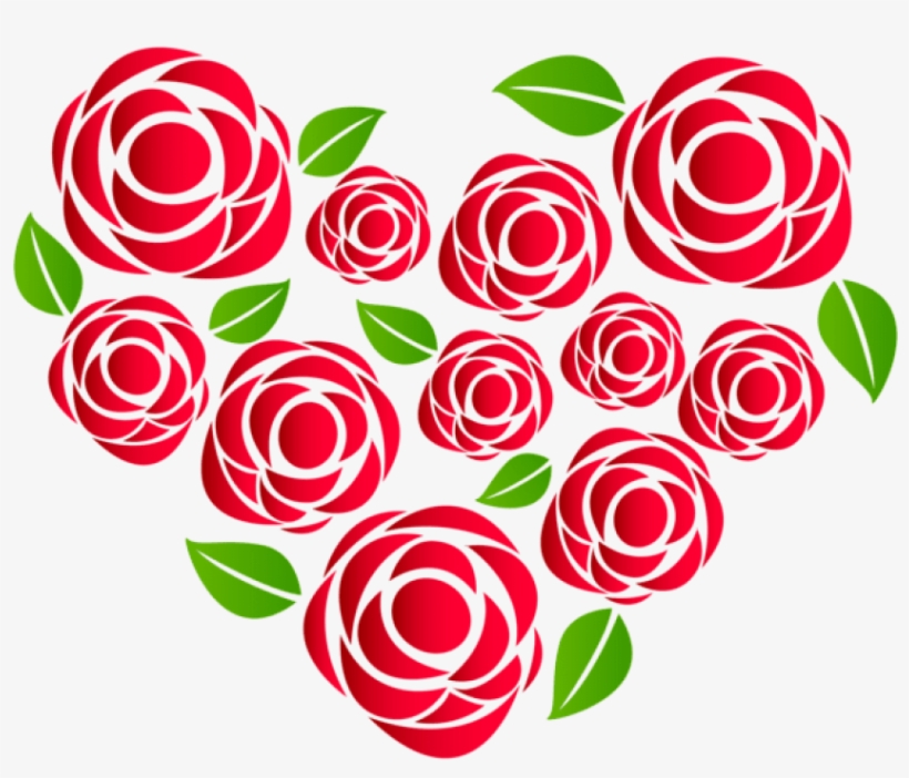 Free Png Heart Of Roses Png - Floribunda, transparent png