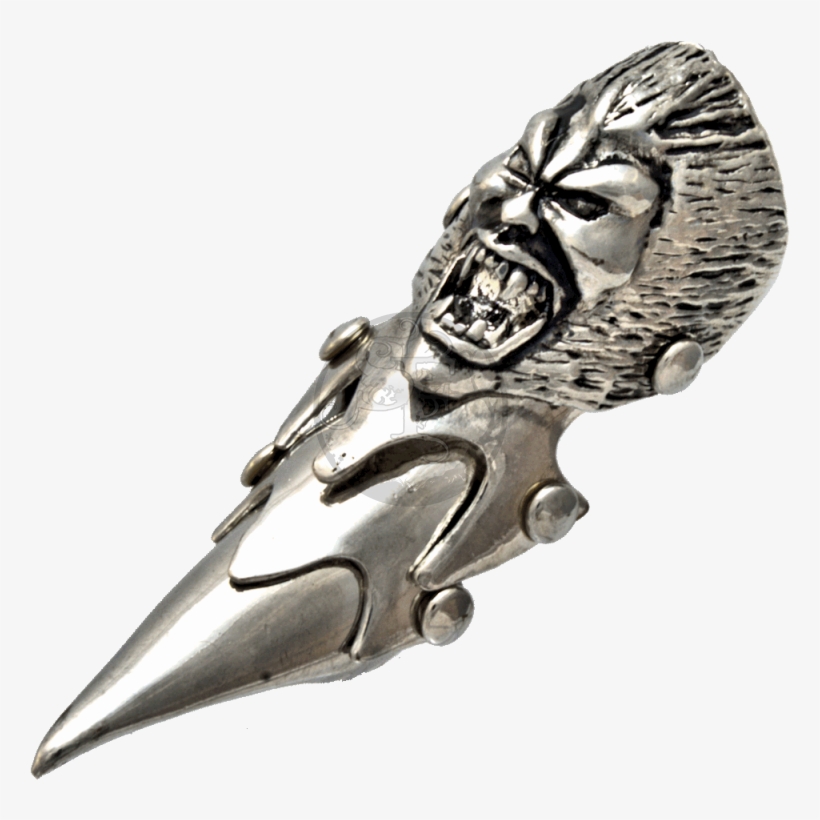 Armor Ring / Gothic Knuckle Ring - Pendant, transparent png