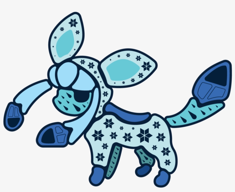 Glaceon-sticker, transparent png