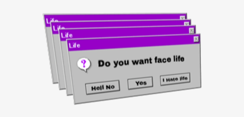 Windows Sticker - Vaporwave, transparent png