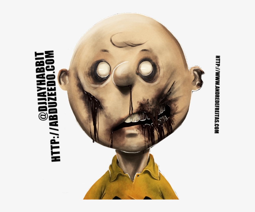 Evil Charlie Brown - Famous Zombies, transparent png