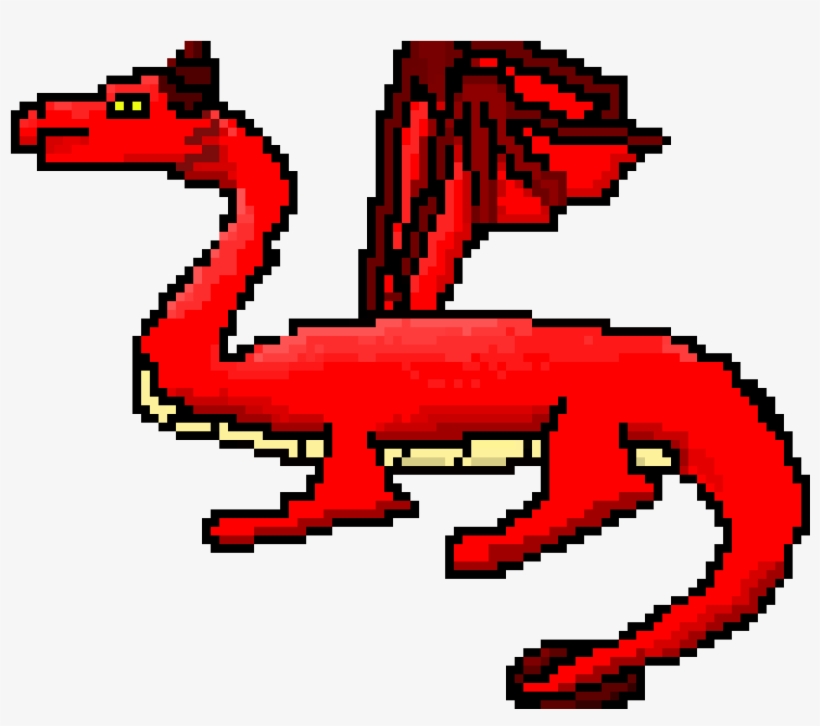 Red Dragon Pixel Art - Crab, transparent png