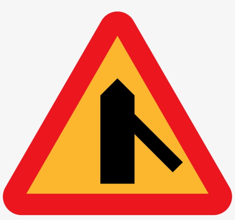 Traffic Sign Road Zigzag, transparent png
