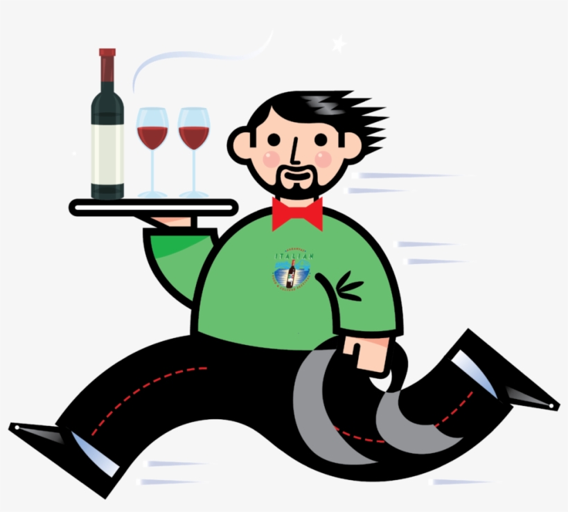 Waiter's Race - Illustration, transparent png