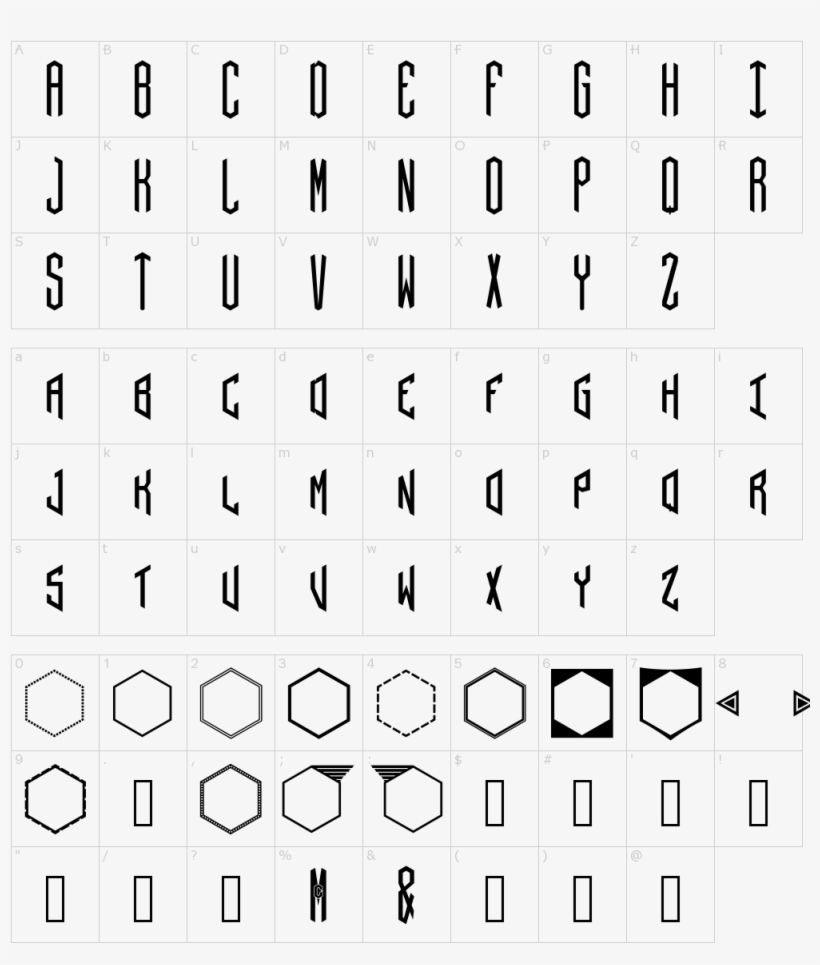 Font Characters - Hexfont, transparent png