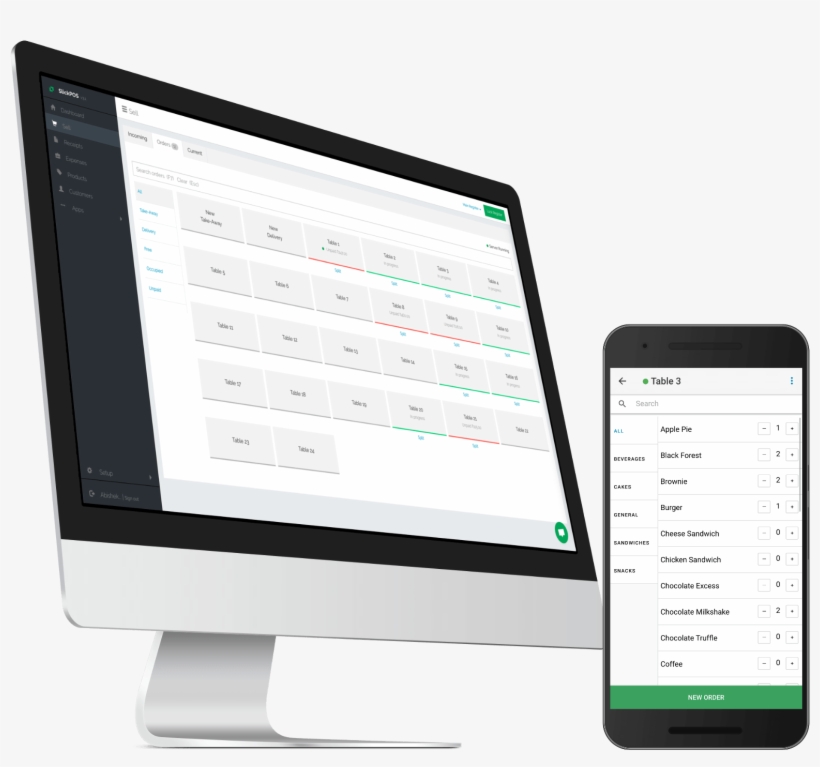 Slickpos Waiter App - E-book Readers, transparent png