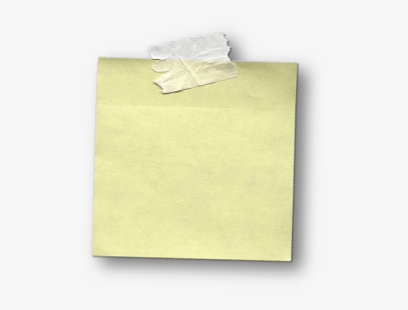 Yellow Sticky Ntes - Sticky Note, transparent png