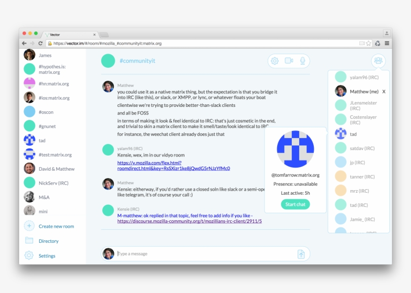 Screen Shot 2015 08 13 At - Matrix Irc Bridge, transparent png